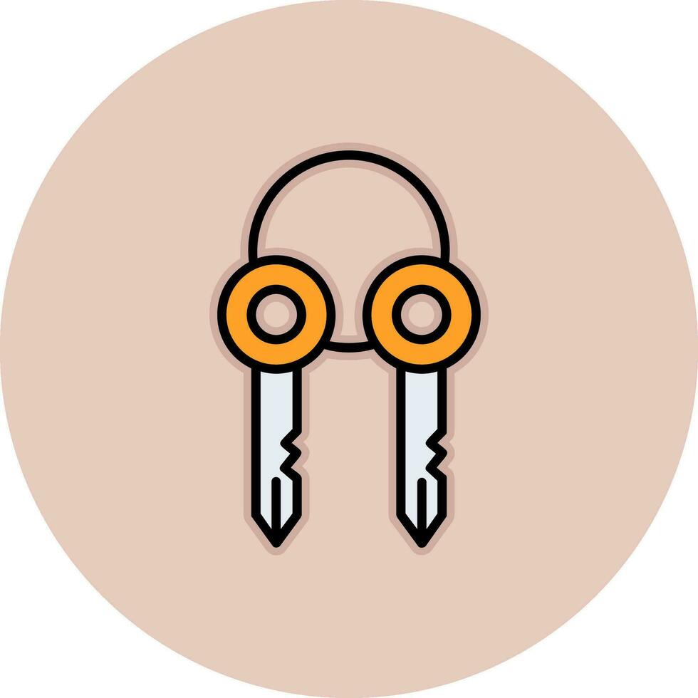 Surrogate Key Vector Icon