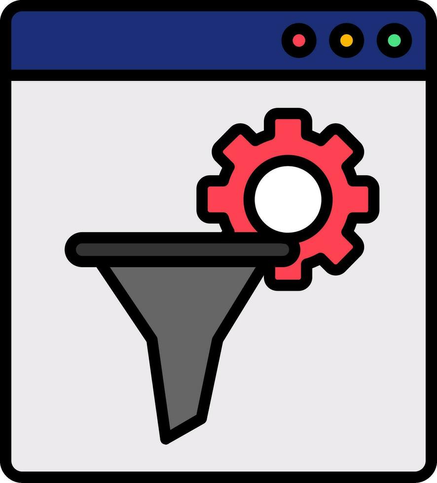 Web Maintenance Vector Icon