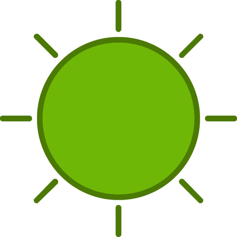 Sun Vector Icon