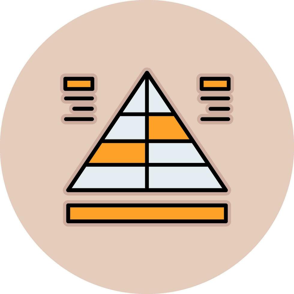 piramid vector icono