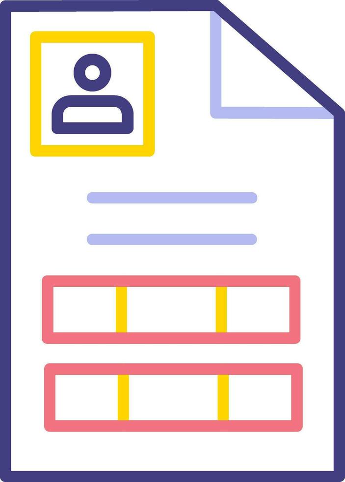 Personial document Vector Icon