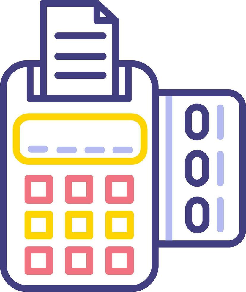 Pos Terminal Vector Icon