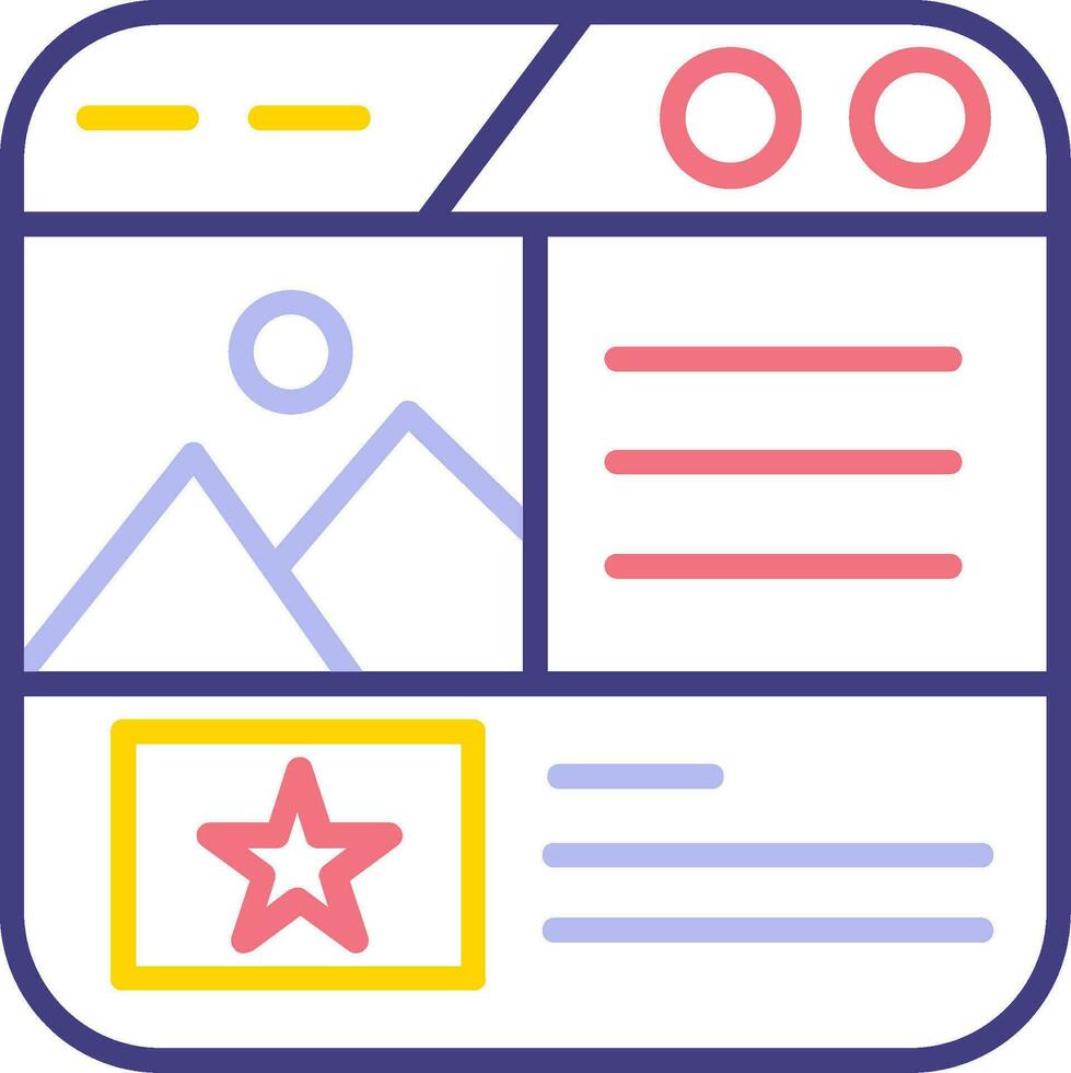 Landing Page Vector Icon
