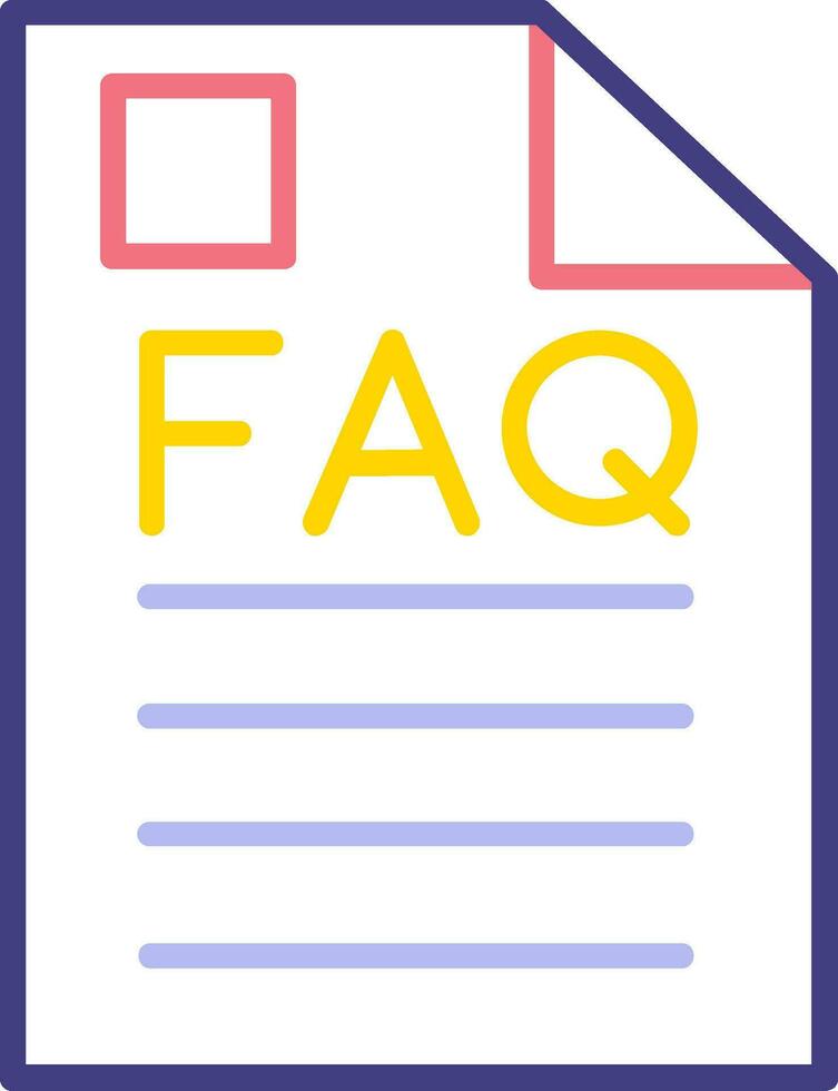 Faq Vector Icon