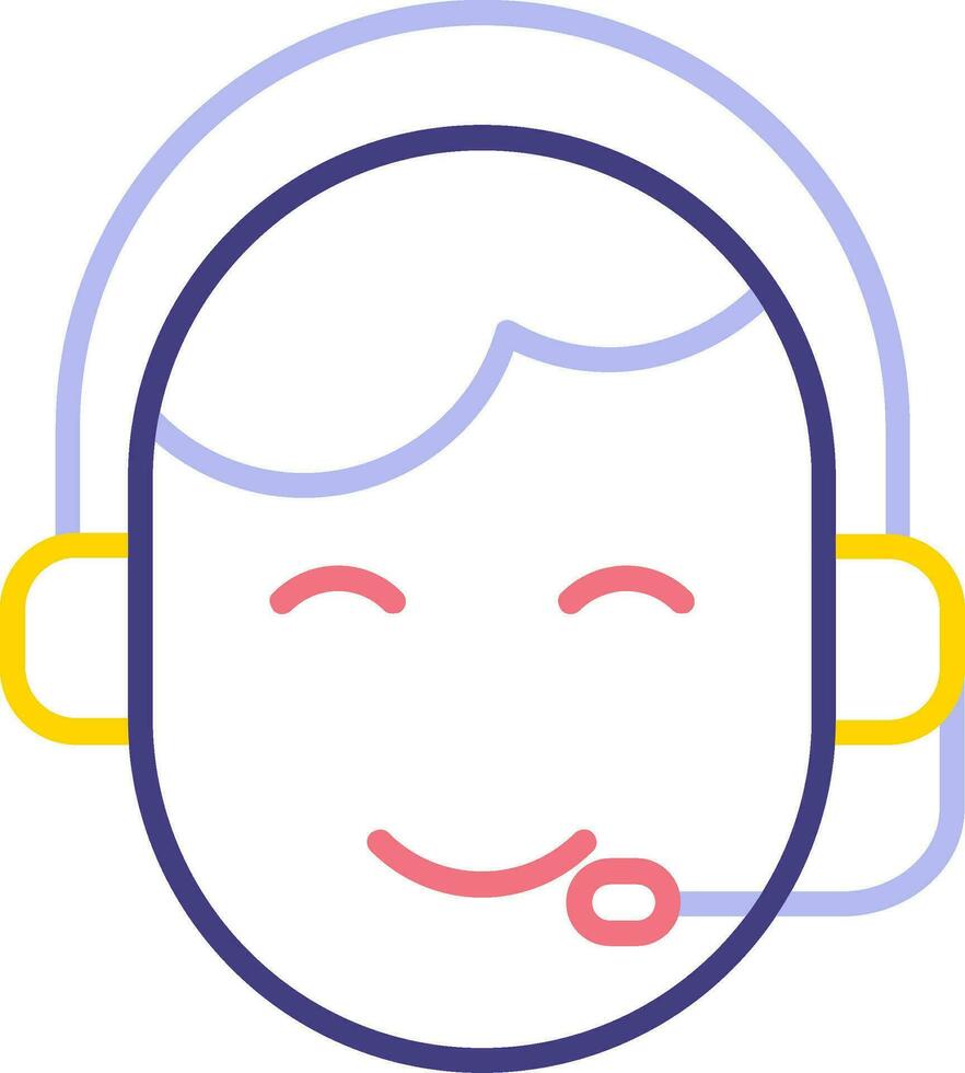 Customer Service Agent Vector Icon