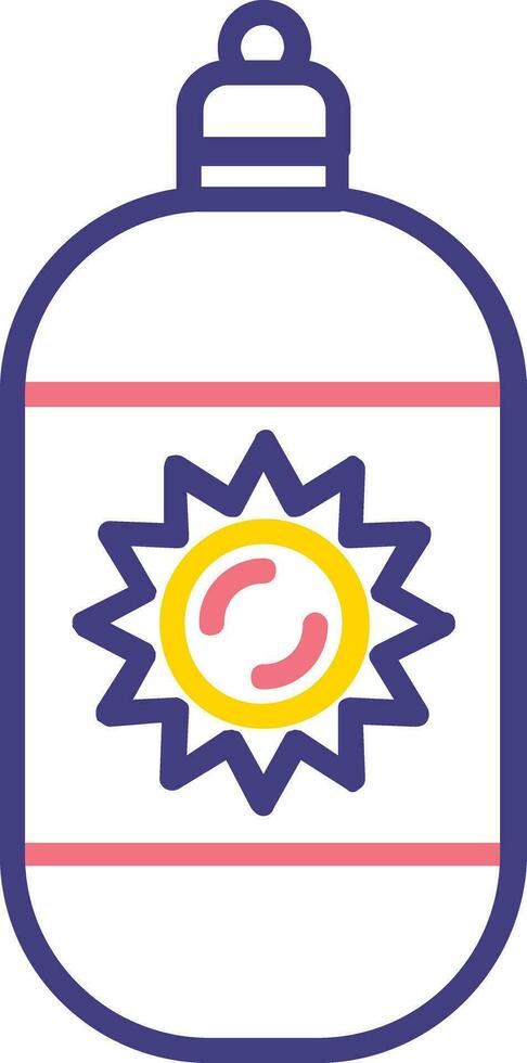 Sun Cream Vector Icon