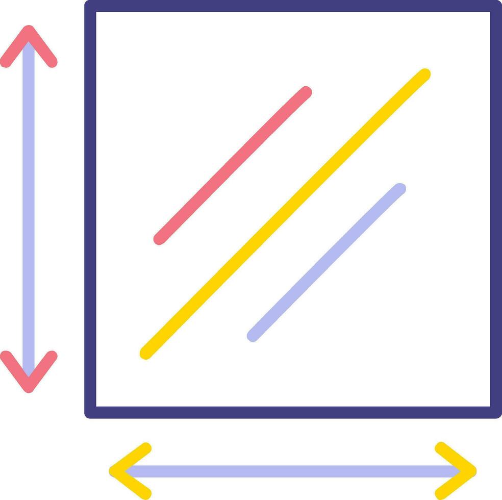 Dimension Vector Icon