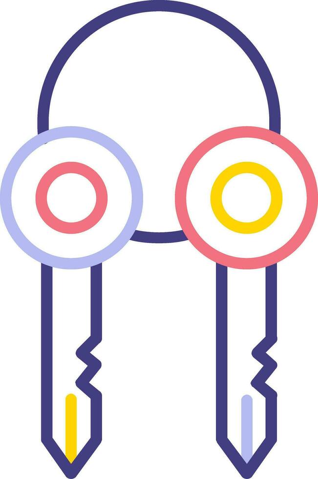Surrogate Key Vector Icon