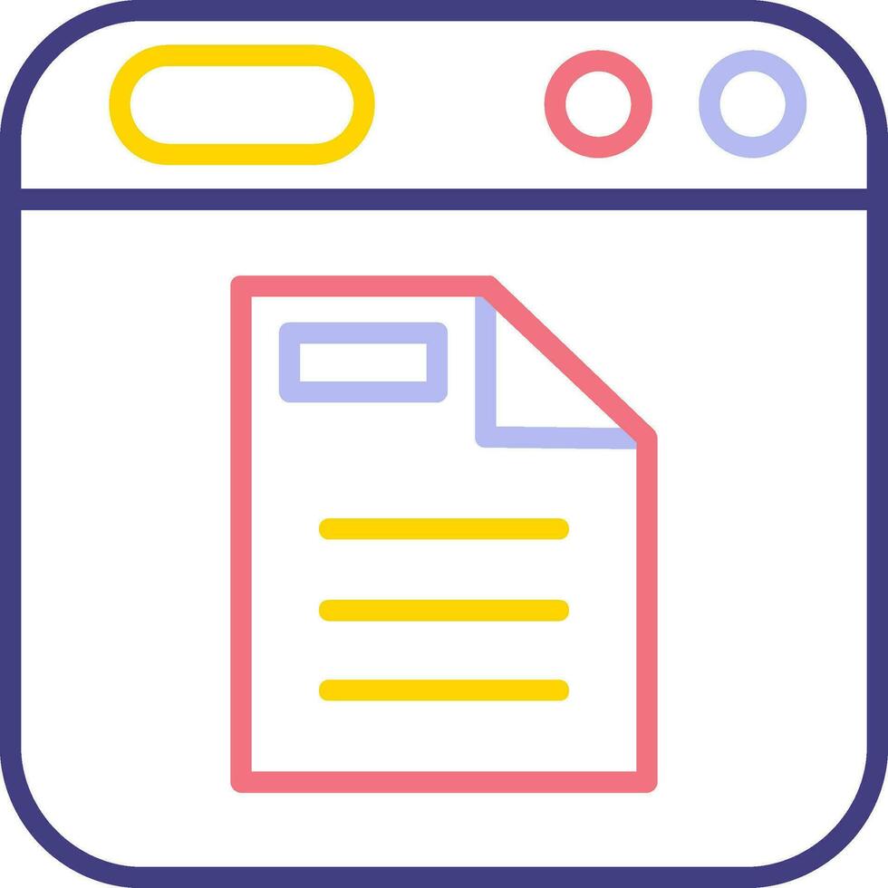 Metadata Vector Icon