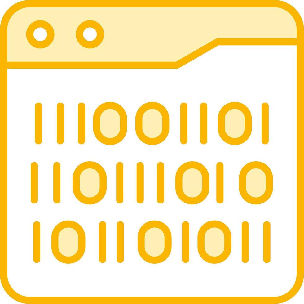 Binary Code Vector Icon