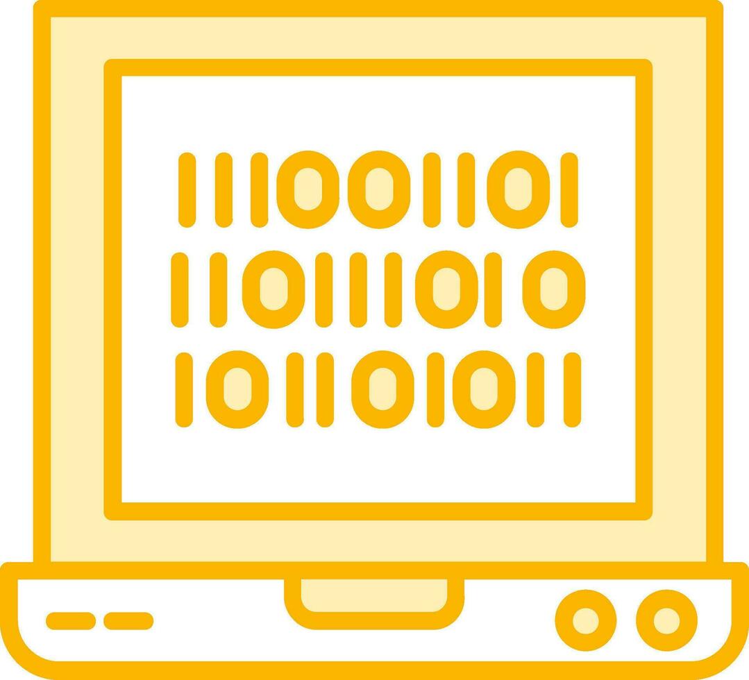 Binary Code Vector Icon