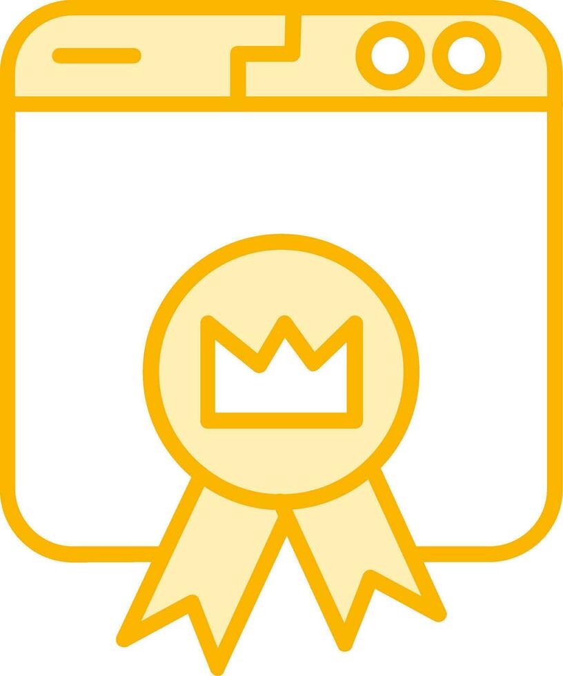 Premium Website Vector Icon