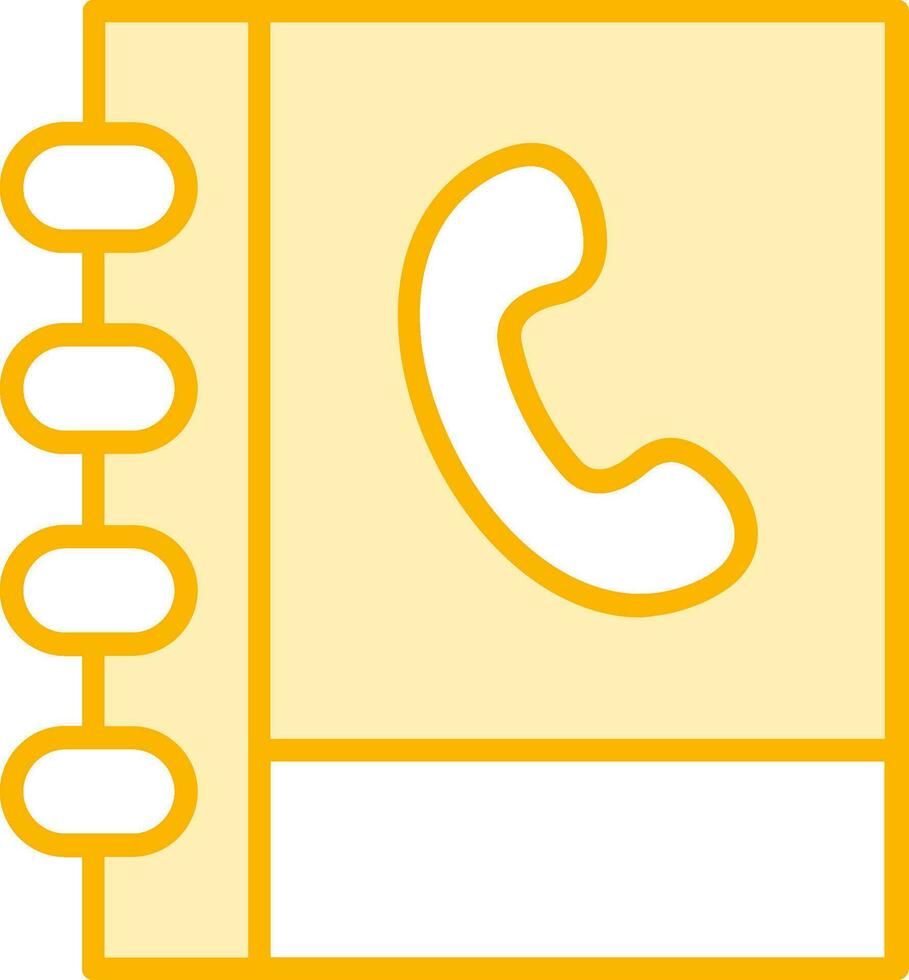 Phone Book Vector Icon