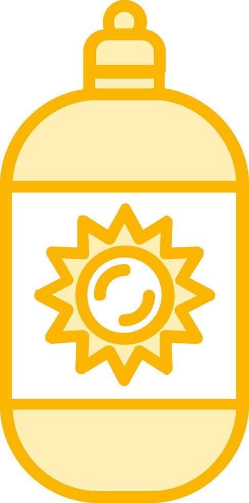 Sun Cream Vector Icon