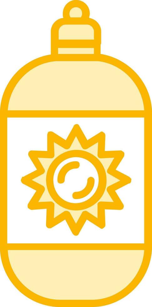 Sun Cream Vector Icon