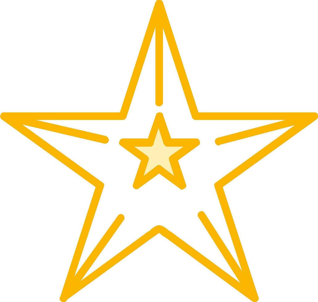 icono de vector de estrella de mar