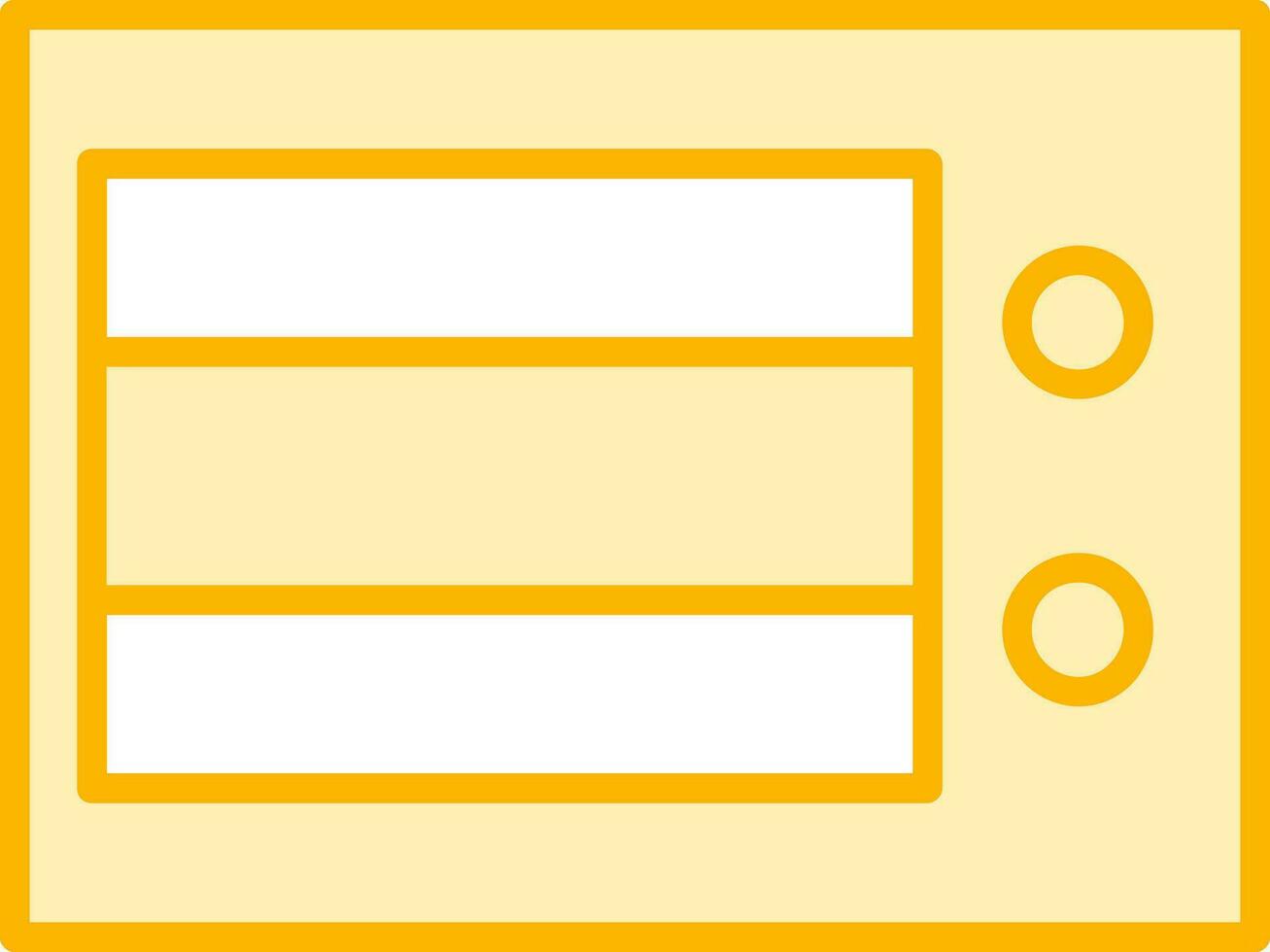 Microwave Oven Vector Icon