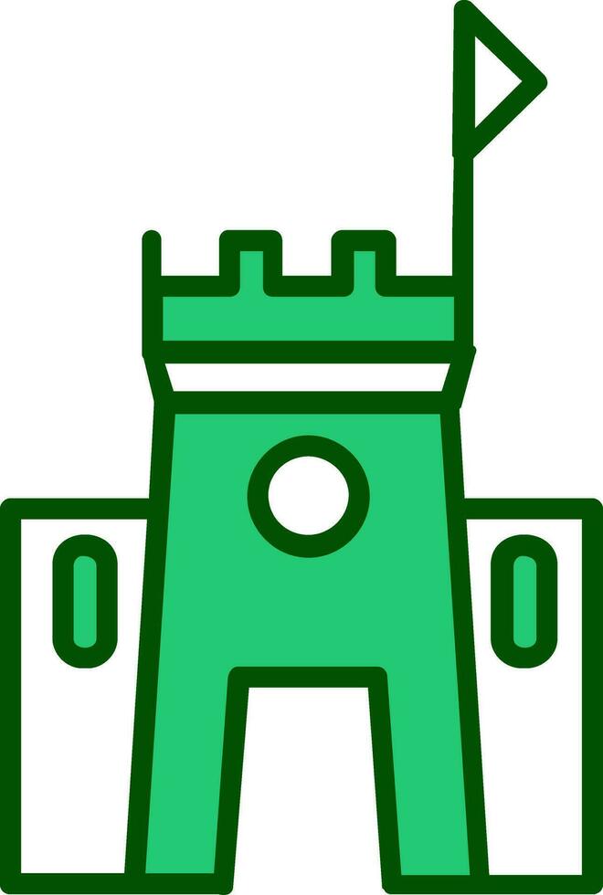 Sand Castle Vector Icon