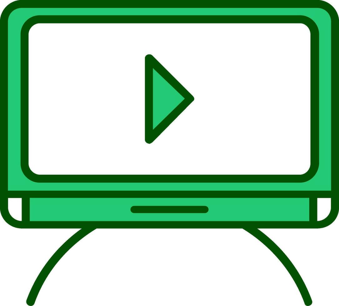 Tv moniter Vector Icon