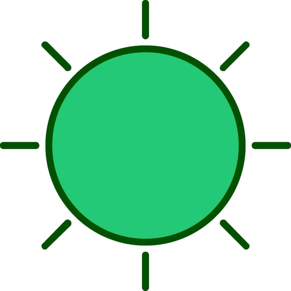 Sun Vector Icon