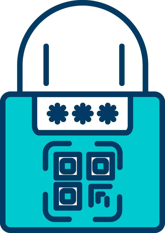 Smart Padlock Vector Icon