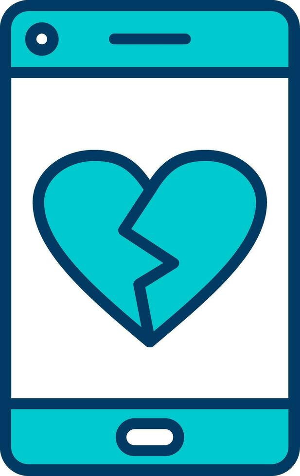 Heart Break Vector Icon