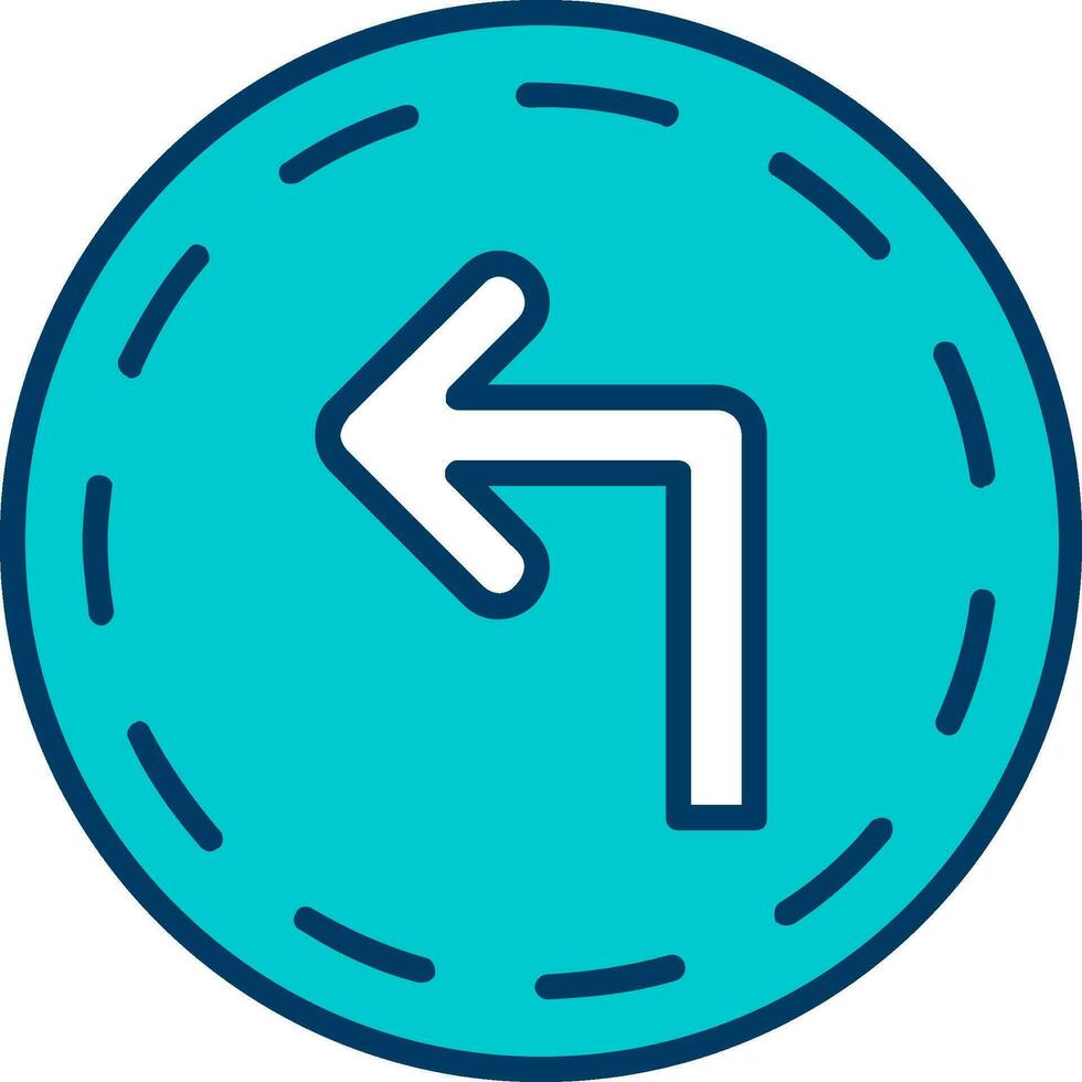 Turn Left Vector Icon