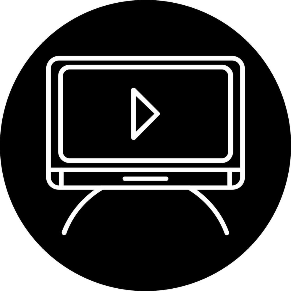 Tv moniter Vector Icon