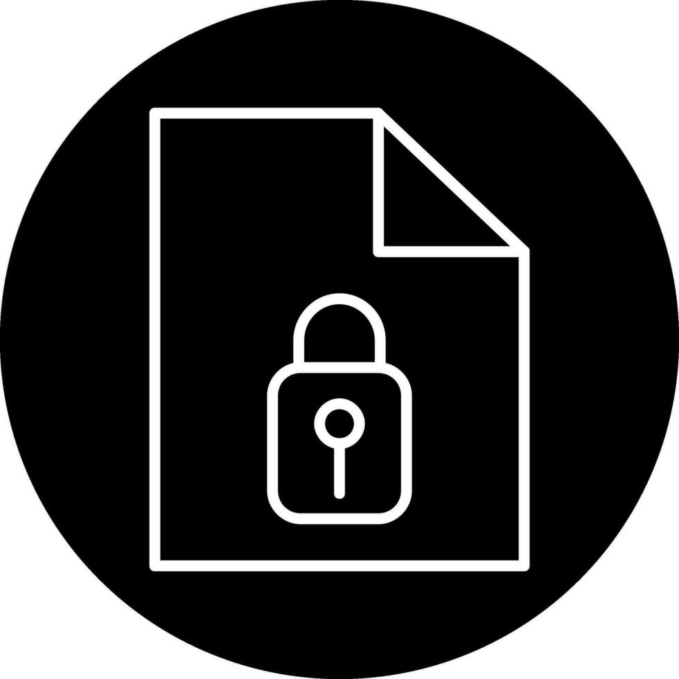 icono de vector de seguridad de datos