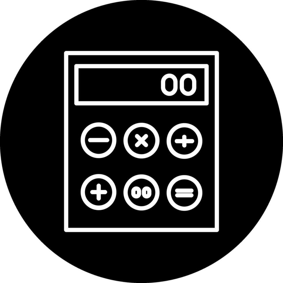 icono de vector de calculadora