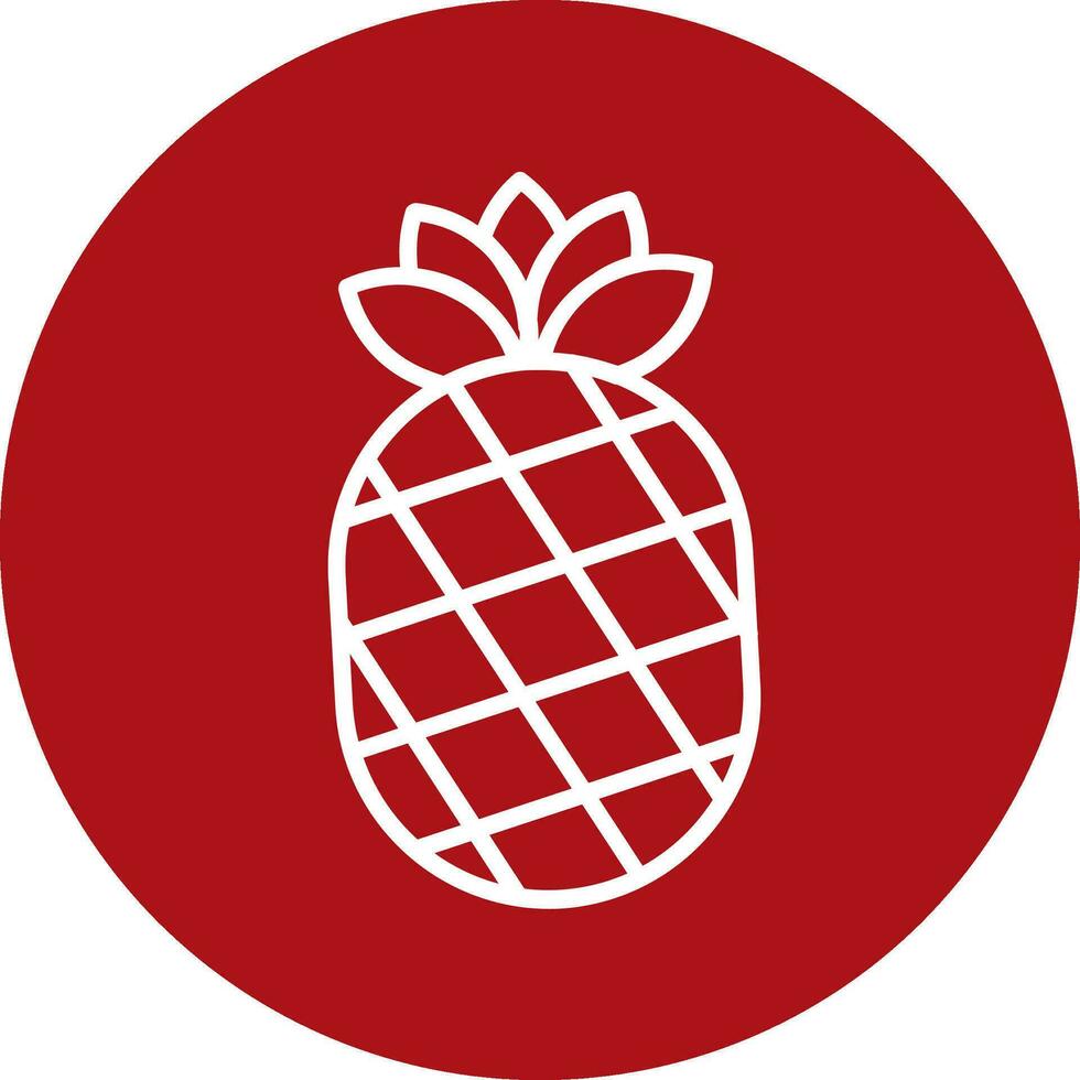 icono de vector de piña