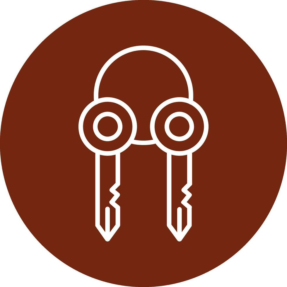 Surrogate Key Vector Icon