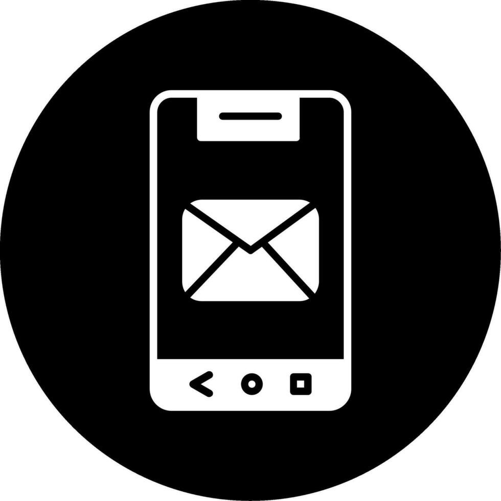 icono de vector de correo