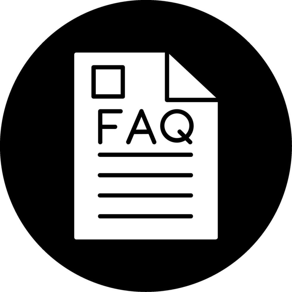 Faq Vector Icon