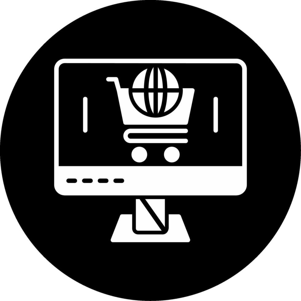 icono de vector de comercio electrónico