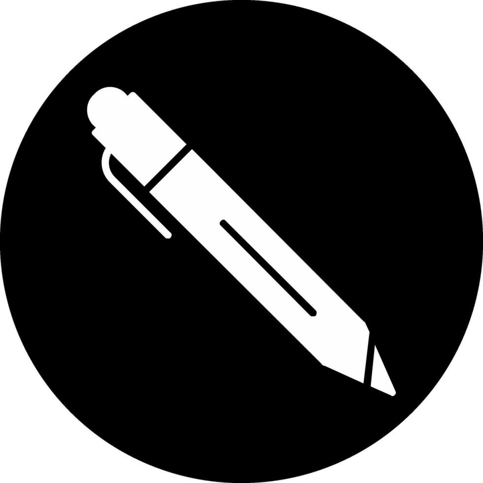 icono de vector de pluma