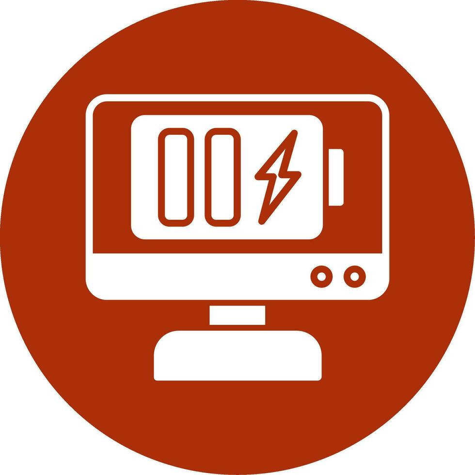 Computer Screen Vector Icon