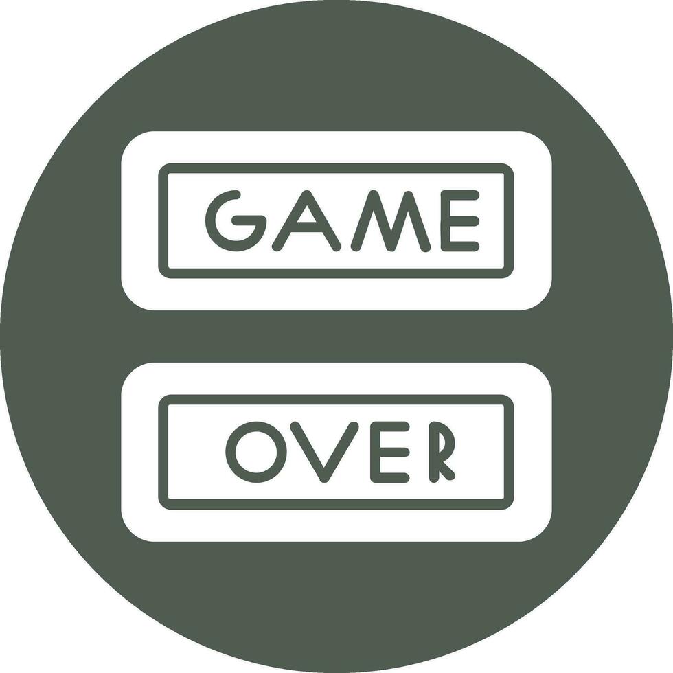 Game over Vector Icon