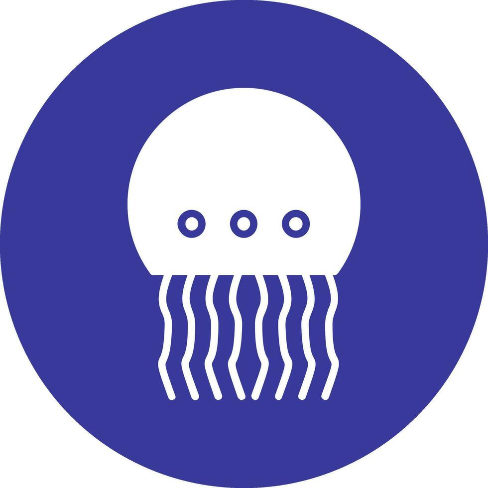 Jellyfish Vector Icon