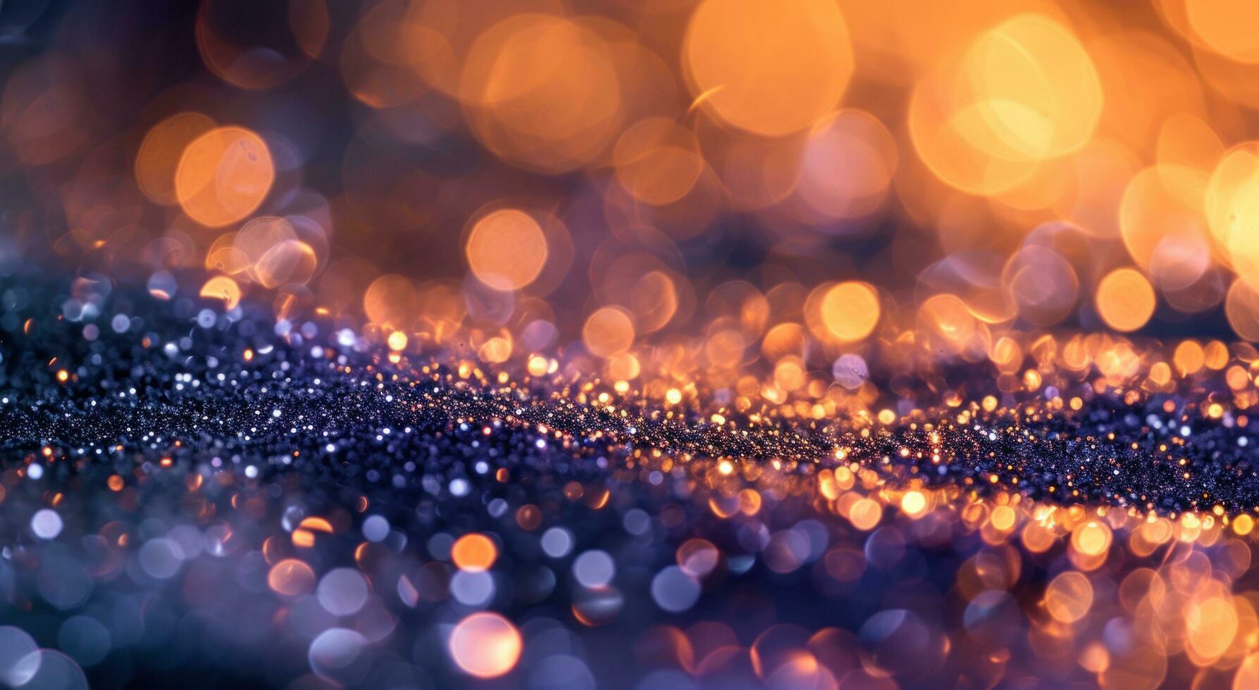 AI generated an abstract background of light bokeh and sparkles photo
