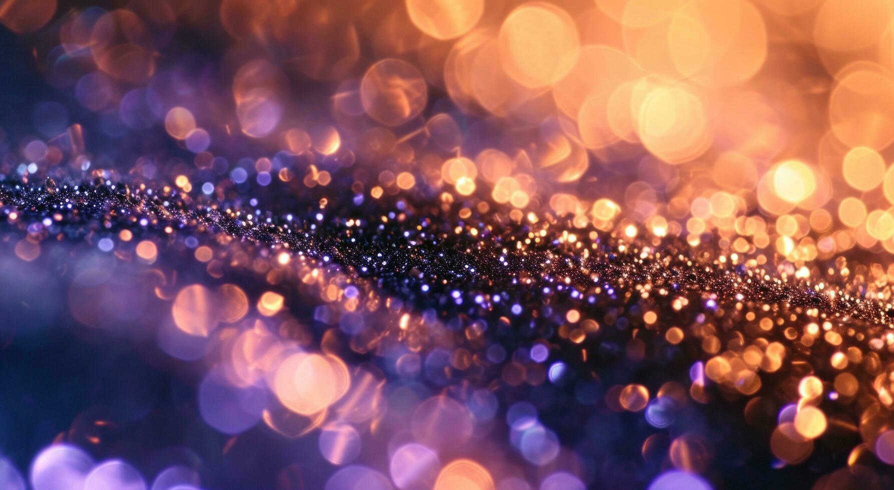 AI generated an abstract background of light bokeh and sparkles photo