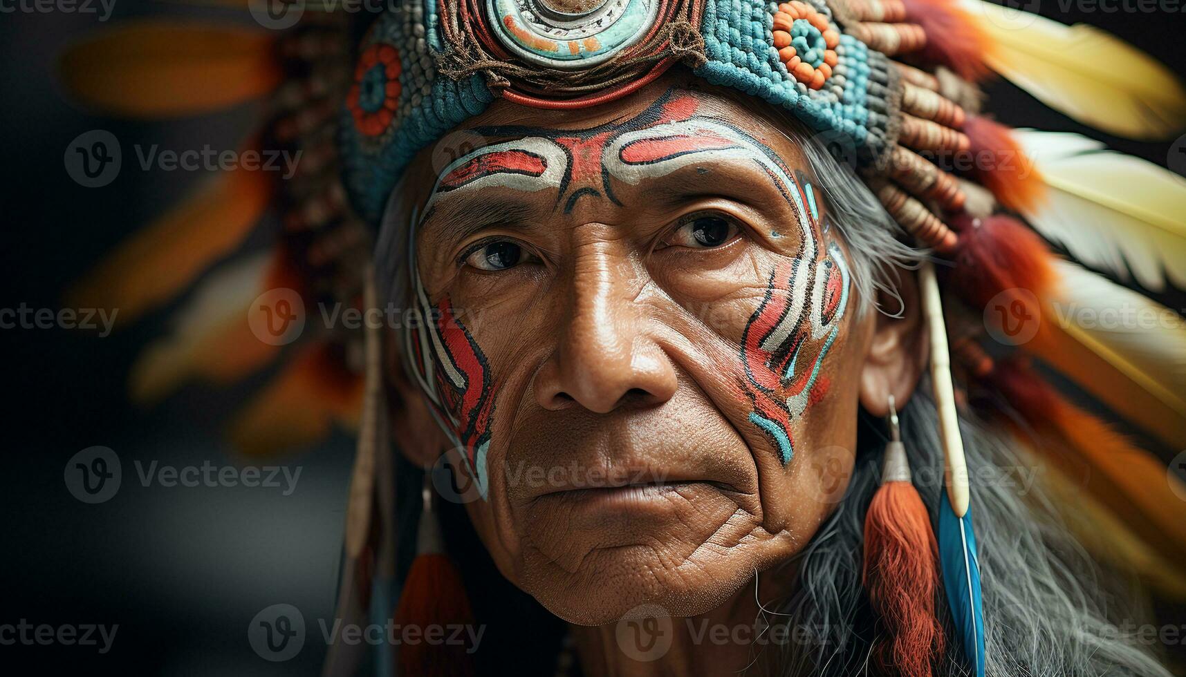 ai generado uno mujer sonriente, vistiendo tradicional ropa, mirando a cámara generado por ai foto