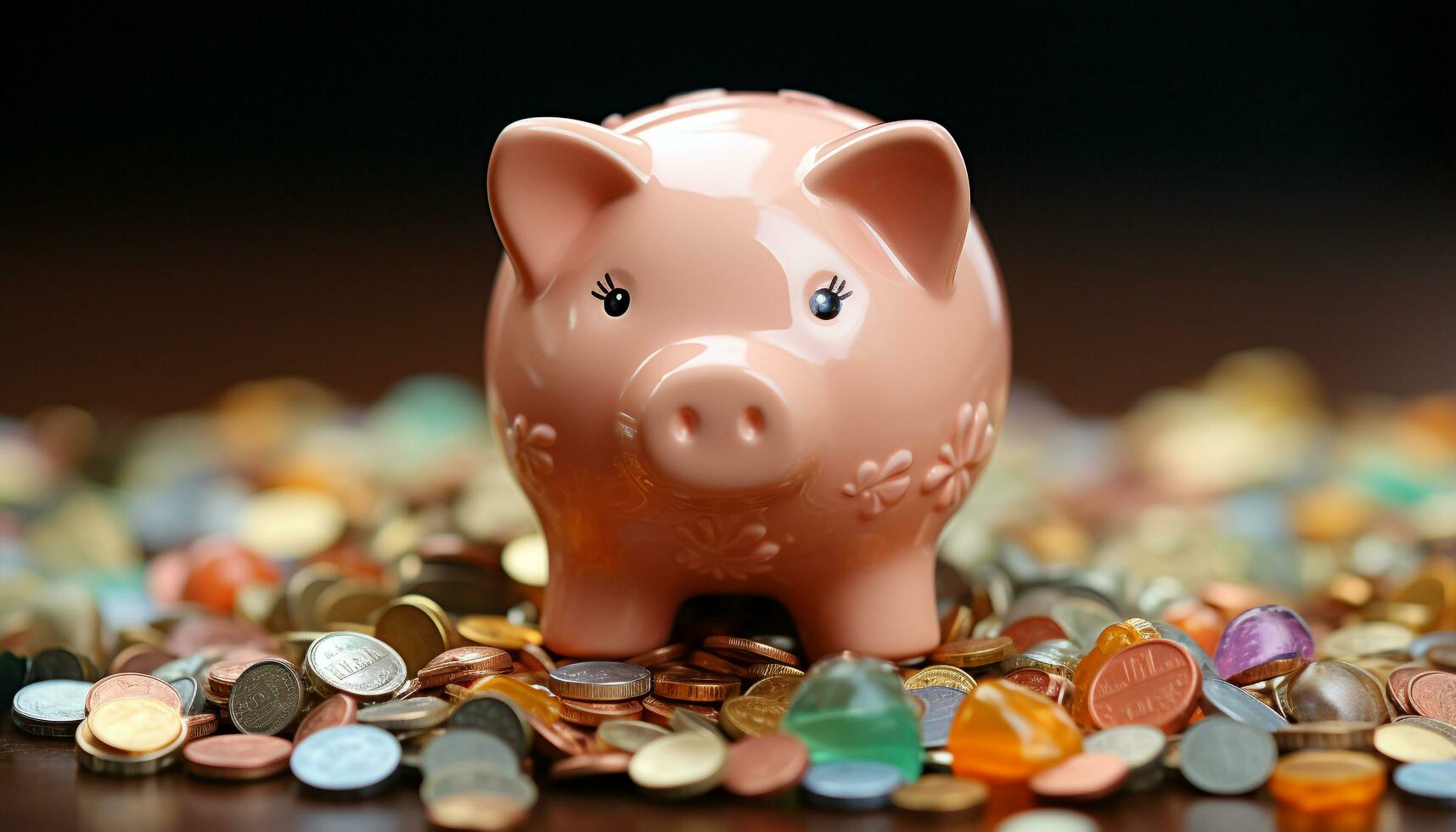 AI generated Success in finance Wealth grows with smart banking and savings generated by AI photo