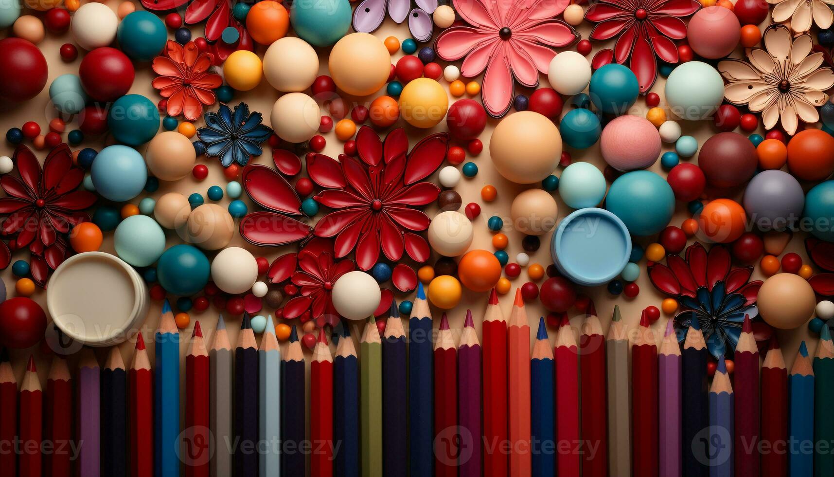 AI generated Abstract illustration of colorful celebration backdrop with vibrant colors generated by AI photo