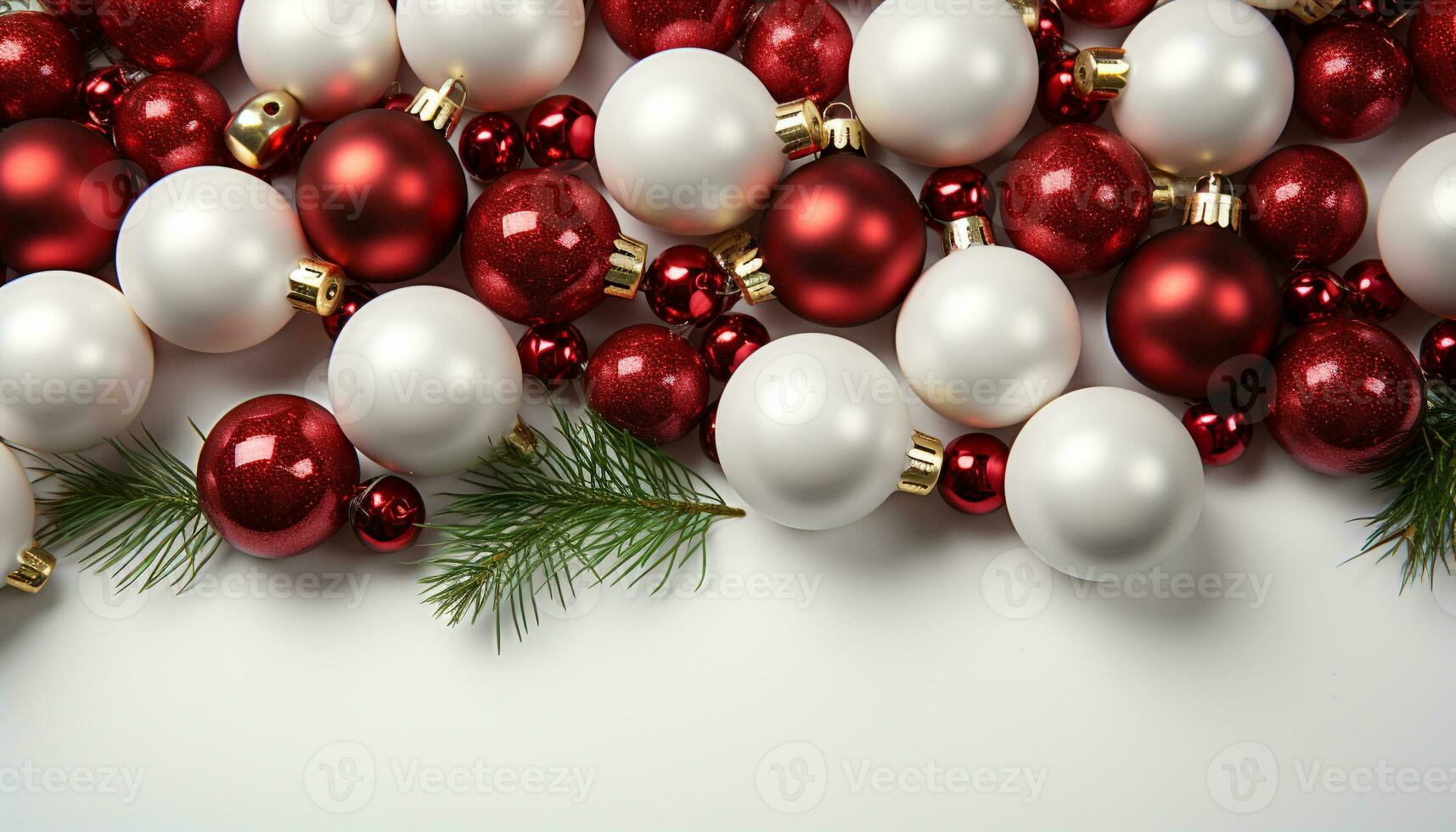 AI generated Christmas tree ornament in gold, shining with festive humor generated by AI photo