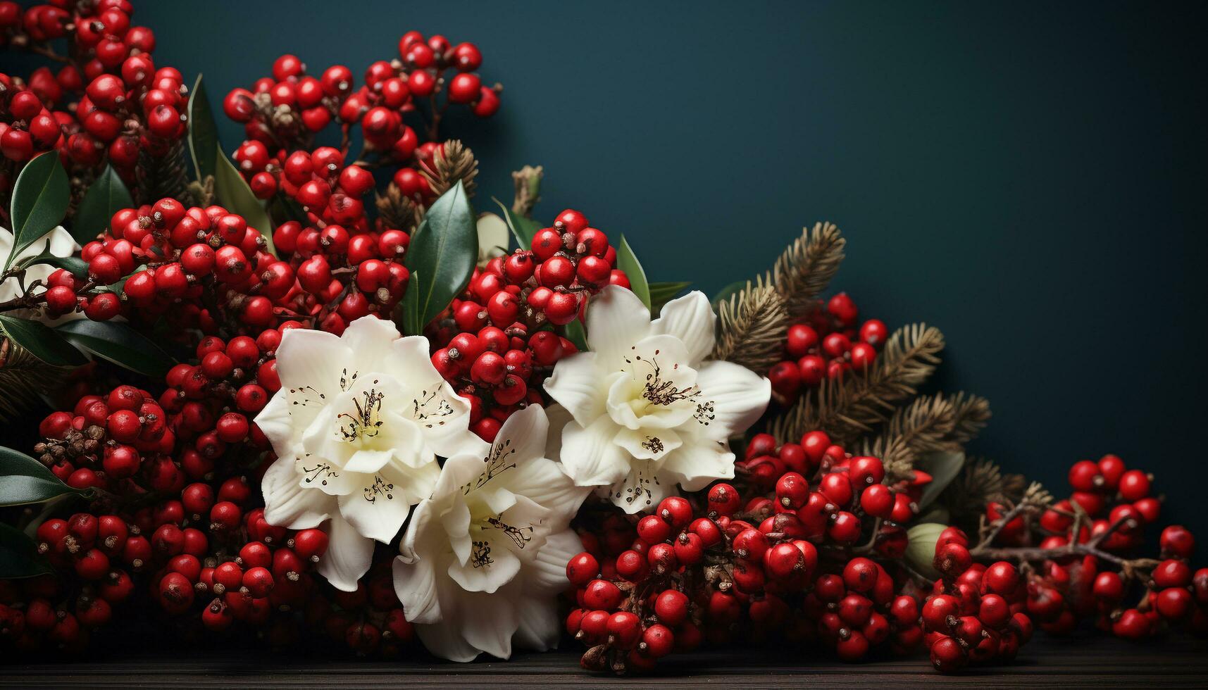 ai generado frescura de naturaleza regalo, un ramo de flores de vistoso flores generado por ai foto