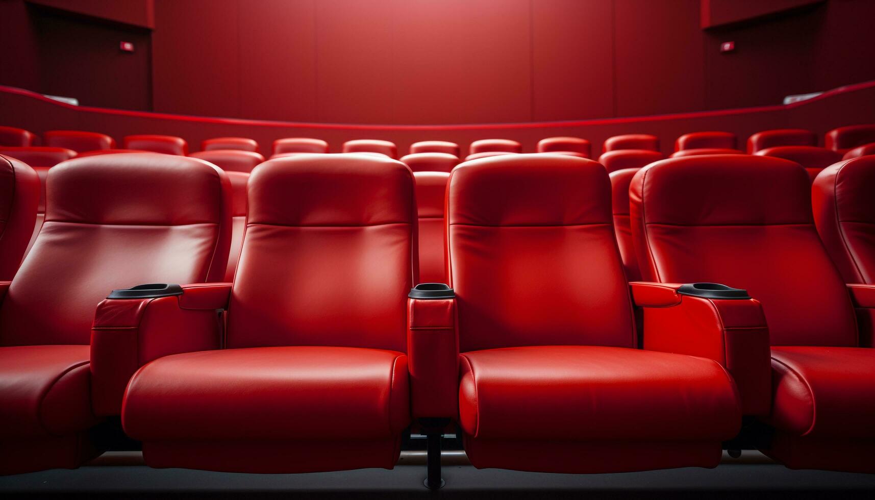 Empty Cinema Cinema With Soft Chairs Before The Premiere Of The Film There  Are No People In The Cinema Sliding Automatic Comfortable Large Leather  Chairs Stock Photo - Download Image Now - iStock