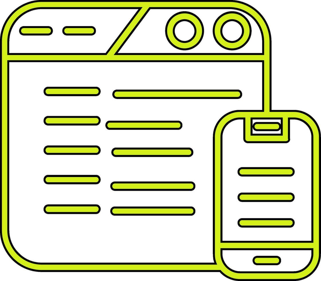 Responsive Vector Icon