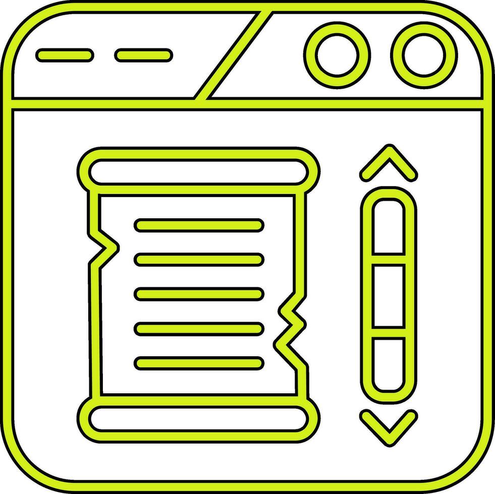 Scroll Vector Icon