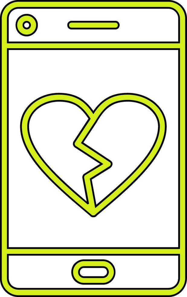 corazón descanso vector icono